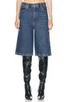 Frame Bermuda Shorts In Regenerated Denim In Homer