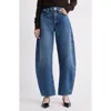 Frame The Bubble Baggy Jeans In Blue