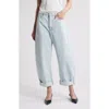 Frame The Bubble Baggy Jeans In White