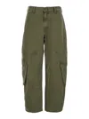 Frame Belt-loop Jeans In Green