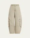 Frame The Bubble Cargo Pants In Neutral
