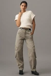 Frame The Bubble Jeans Cargo In Green