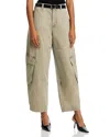 Frame The Bubble Barrel Leg Cargo Pants In Rosemary