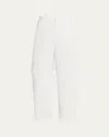 Frame The Bubble Cargo Pants In White