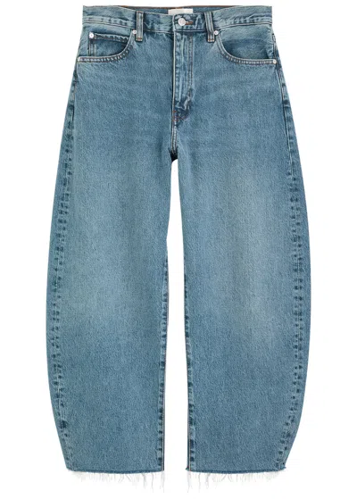 Frame The Bubble Crop Barrel-leg Jeans