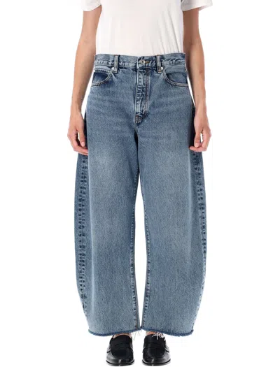 FRAME FRAME "THE BUBBLE CROP" HIGH RISE JEANS