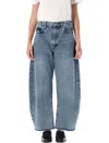 Frame The Bubble Crop Jeans In Blue