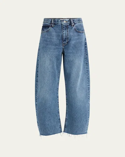 Frame The Bubble Crop Jeans In Blue