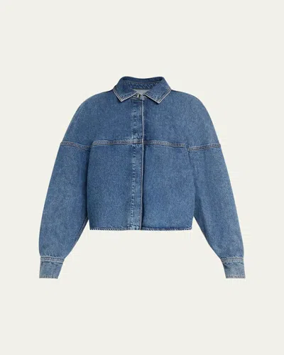 Frame The Bubble Denim Shirt In Guardian