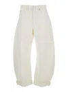 Frame The Bubble Jeans In White