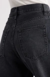 Frame The Bubble Raw Hem Crop Baggy Jeans