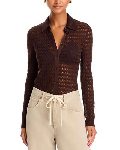 Frame The Bubble Stitch Shirt In Multi