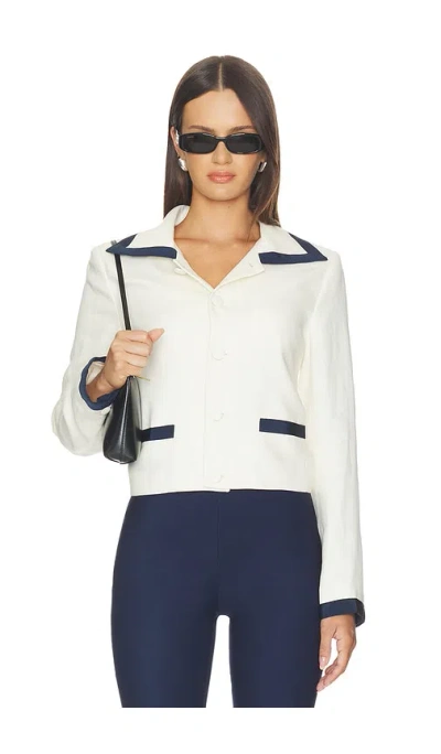 Frame The Cabana Jacket In White