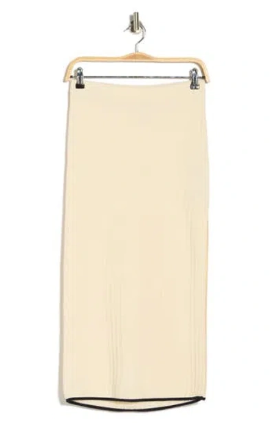 Frame The Cable Cashmere & Silk Skirt In Neutral