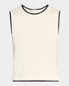 Frame The Cable Tank Top In Neutral