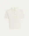 Frame The Caddy Polo In White