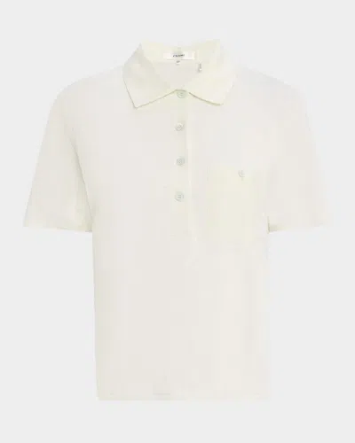 Frame The Caddy Polo In Soft Mint