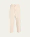 Frame The Candle High Rise Ankle Tapered Jeans In Butter In Butter