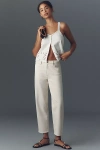 Frame The Ruler Crop Jeans In Beige