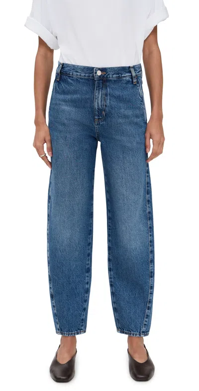 Frame The Candle Trousers Swan In Blue