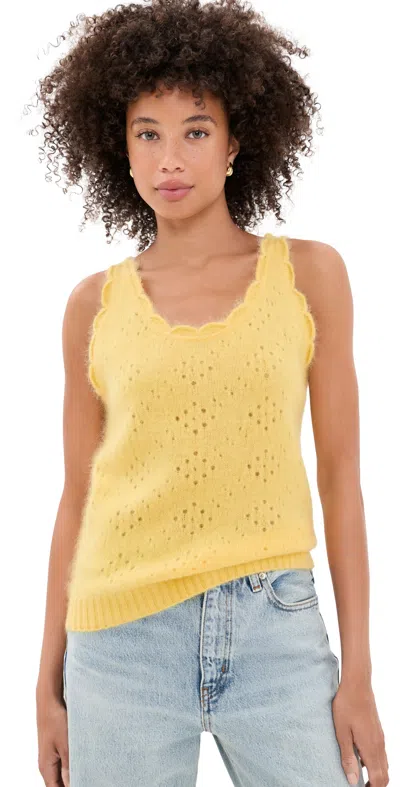 Frame The Cashmere Blend Airy Tank Marigold