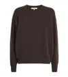 Frame The Cashmere Brushed Sweater In Brown