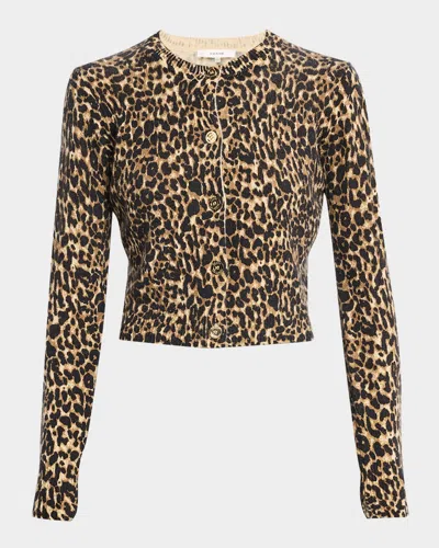 Frame The Cashmere Cardigan In Sand Multi