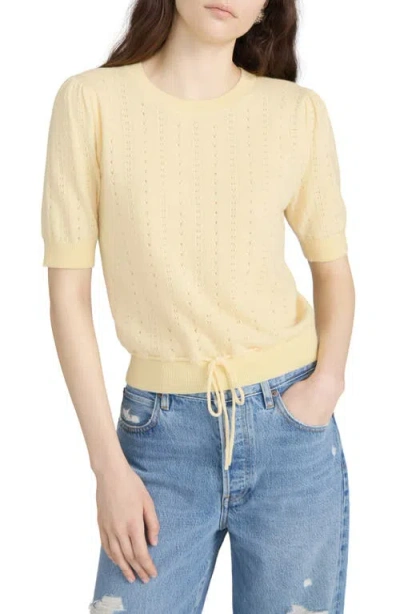 Frame Womens Canary The Charm Cashmere Top Xs In Yellow