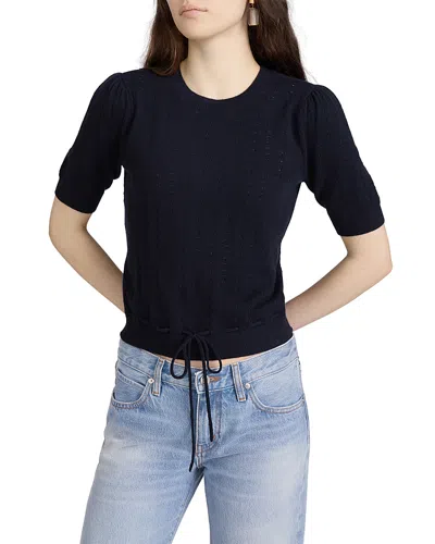 Frame The Cashmere Charm Sweater In Black