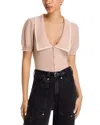 Frame The Sailor Cashmere Cardigan In Pink