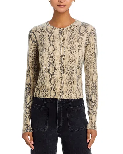 Frame The Cashmere Snake Cardigan In Multi