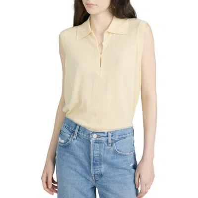 Frame The Cashmere Tank In Yellow