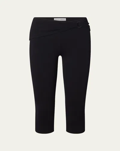 Frame The Casino Capri Pants In Black