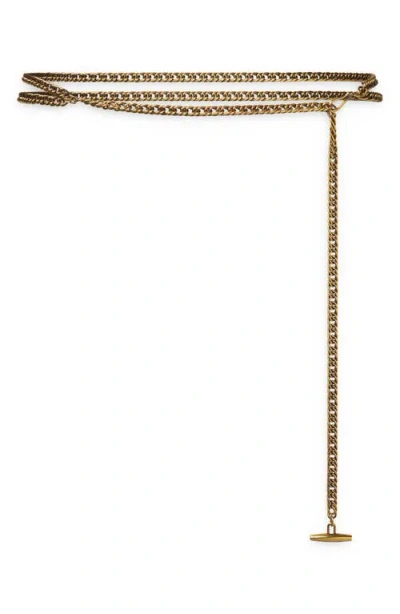 Frame The Chain Belt In Gold