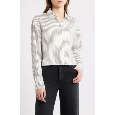 Frame The Charles Button-up Shirt In Navy Multi