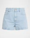 Frame The Charm Denim Shorts In Blue