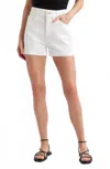 Frame The Charm Short In Natural Clean In White