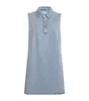 Frame The City Shift Mini Dress In Blue