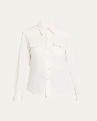 Frame The Classic Shirt In White