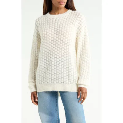 Frame The Cloud Crew Sweater In Cream