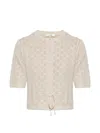 Frame Womens Oatmeal Heather The Clover Cashmere And Wool Cardigan In Neutral
