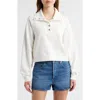 Frame Womens Cream Coach High-neck Cotton-jersey Sweatshirt In Cream