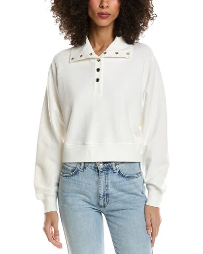 Frame The Coach Sweatshirt In White