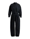 Frame The Cocoon Jumpsuit Woman Jumpsuit Black Size L Organic Cotton In Black