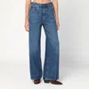 Frame The Collegiate Blue Jeans In Recycled Denim In Blue