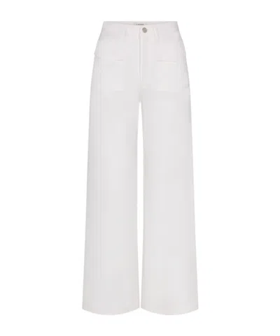 Frame The Collegiate Pocket Jeans In White