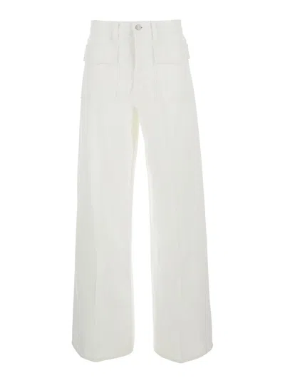 Frame The Collegiate Jeans In White