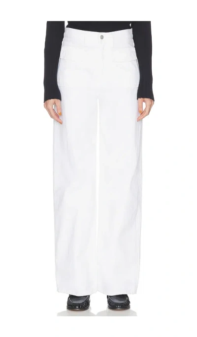 Frame The Collegiate Pocket Jeans In White