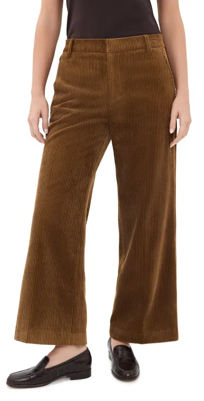 Frame The Corduroy Swing Trousers Hazelnut