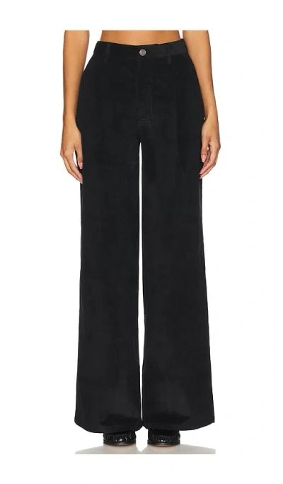 Frame Le Palazzo Cropped Jeans In Black
